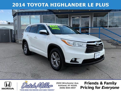 2014 Toyota Highlander LE Plus